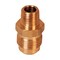 Everflow 1/2" Flare x 1/4" MIP Reducing Adapter Pipe Fitting; Brass F48R-1214 - alternate 1